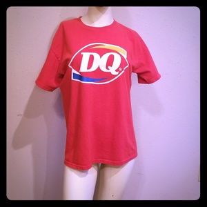 Shirts - Red Dairy Queen tshirt men's small, women's mediu Shirts - Red Dairy Queen tshirt men's small, women's mediu